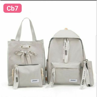 COMBO 4 MÓN THẮT NƠ HỢP THỜI TRẮNG CB7