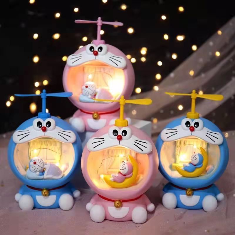 ✨🌙Đèn ngủ Đoraemon 🌙Doremon nguyên con⭐ Heo đất tiết kiệm sáng tạo