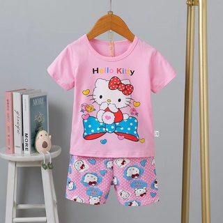 bộ cotton xuất hàn hè bé trai/gái