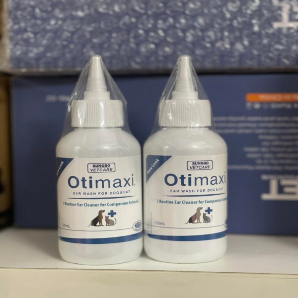 Nước rửa tai Otimaxi cho thú cưng chai 120ml