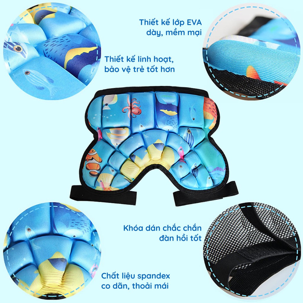 Đệm bảo vệ mông trượt patin, bảo vệ an toàn cho bé