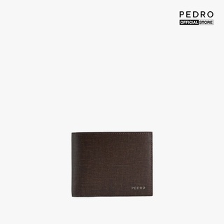 PEDRO - Ví nam dạng gập phối logo Leather Bi Fold PM4-16500035-29
