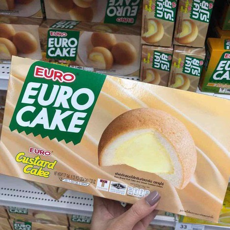 BÁNH TRỨNG THÁI LAN EURO CAKE HỘP 12 CÁI