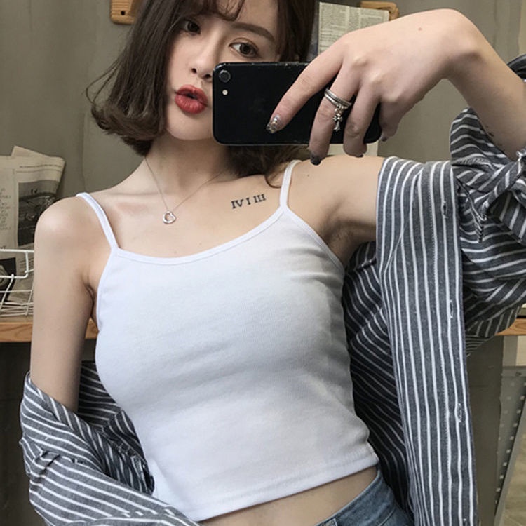 Áo Sơ Mi Tay Ngắn Dáng Rộng Họa Tiết Kẻ Sọc Thời Trang Hàn Quốc Cho Nữ