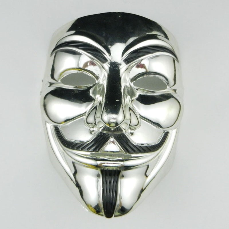 Mặt Nạ Hacker Trắng Có Đèn