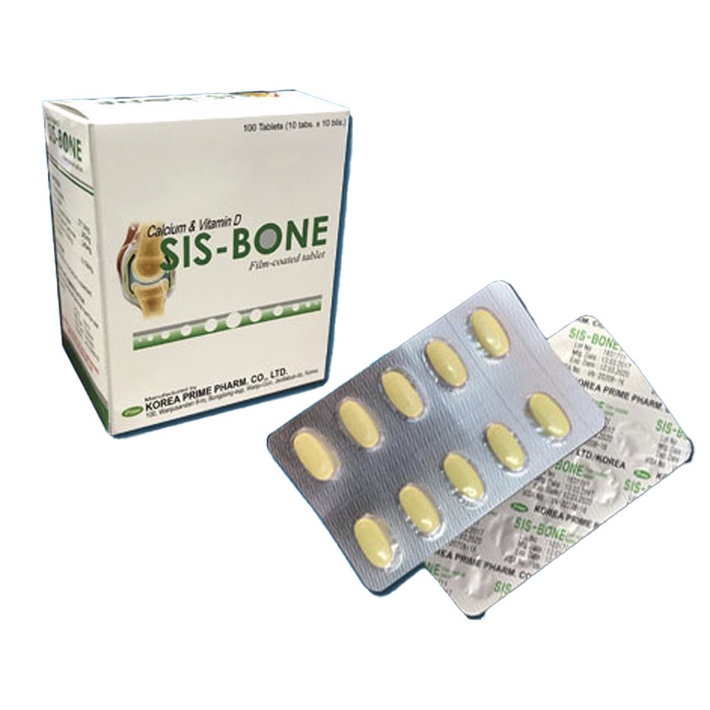 Viên uống sis bone bổ sung canxi cho cơ thể ( hộp 100 viên)