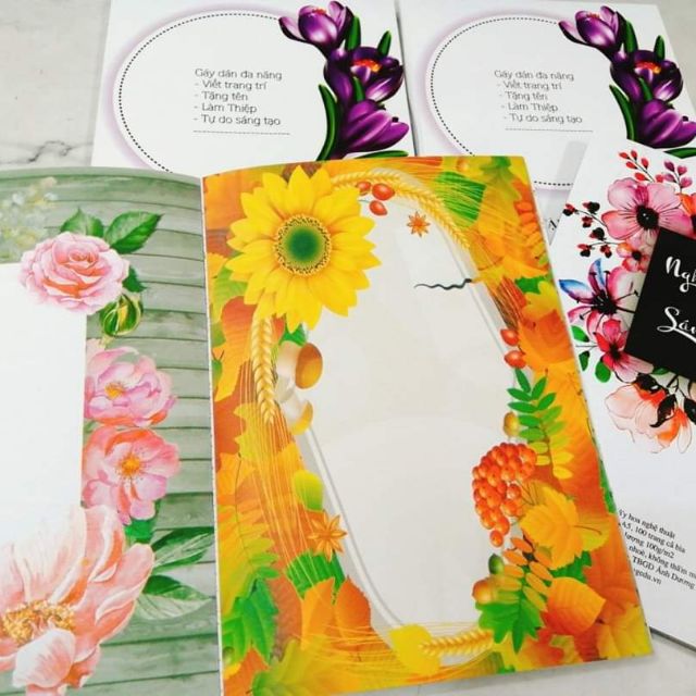 🌸🌸   SỔ NOTE GIẤY HOA A5   🌸🌸 (quyển 200 trang)