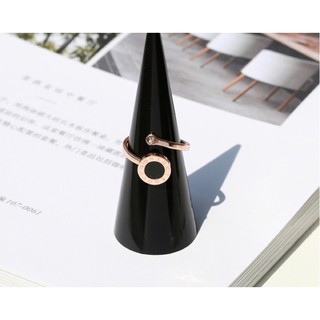 NHẪN TITAN SỐ LA MÃ FREE SIZE  @Jenaccessories.vn