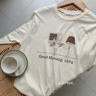 Áo pull cộc tay hình Good Morning