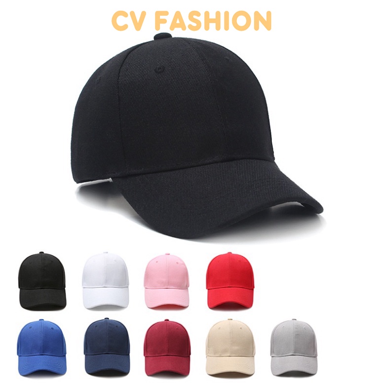 Mũ lưỡi trai trơn Nón kết basic phong cách Ulzzang thời trang form unisex nam nữ K01 MN
