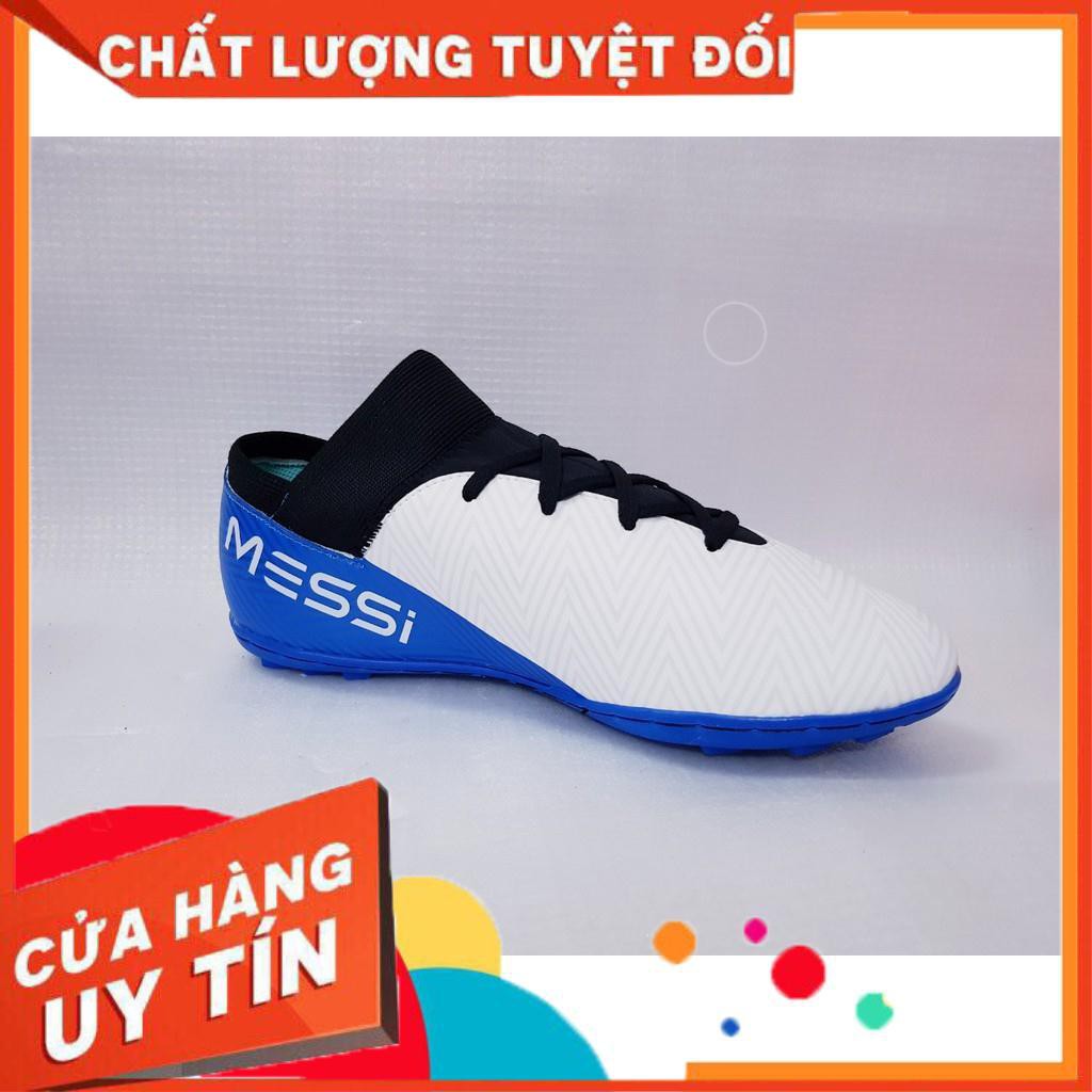 Giày đá bóng Messi cao cổ 2020 - sân nhân tạo - đế khâu full - size 33 - 44