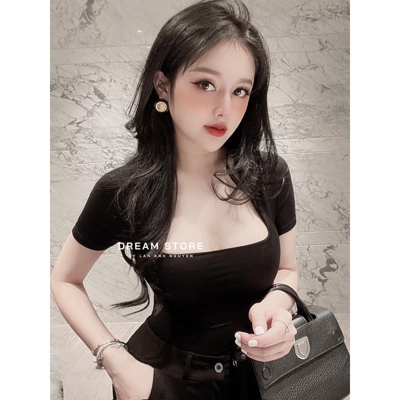 Áo CỔ VUÔNG 4 màu hot hit(kèm ảnh thật,video) | BigBuy360 - bigbuy360.vn