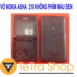Vỏ nokia asha 210 không phím màu đen
