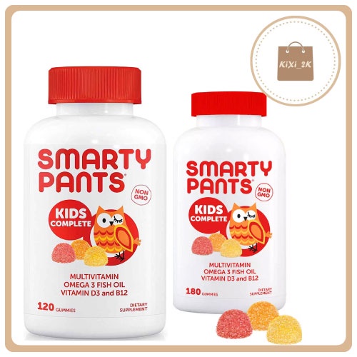 KẸP DẺO SMARTY PANTS KID VITAMIN TỔNG HỢP CỦA MỸ DÀNH CHO TRẺ