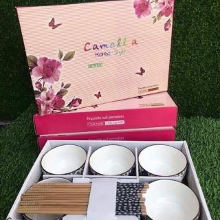 Bộ 6 bát tặng kèm đũa