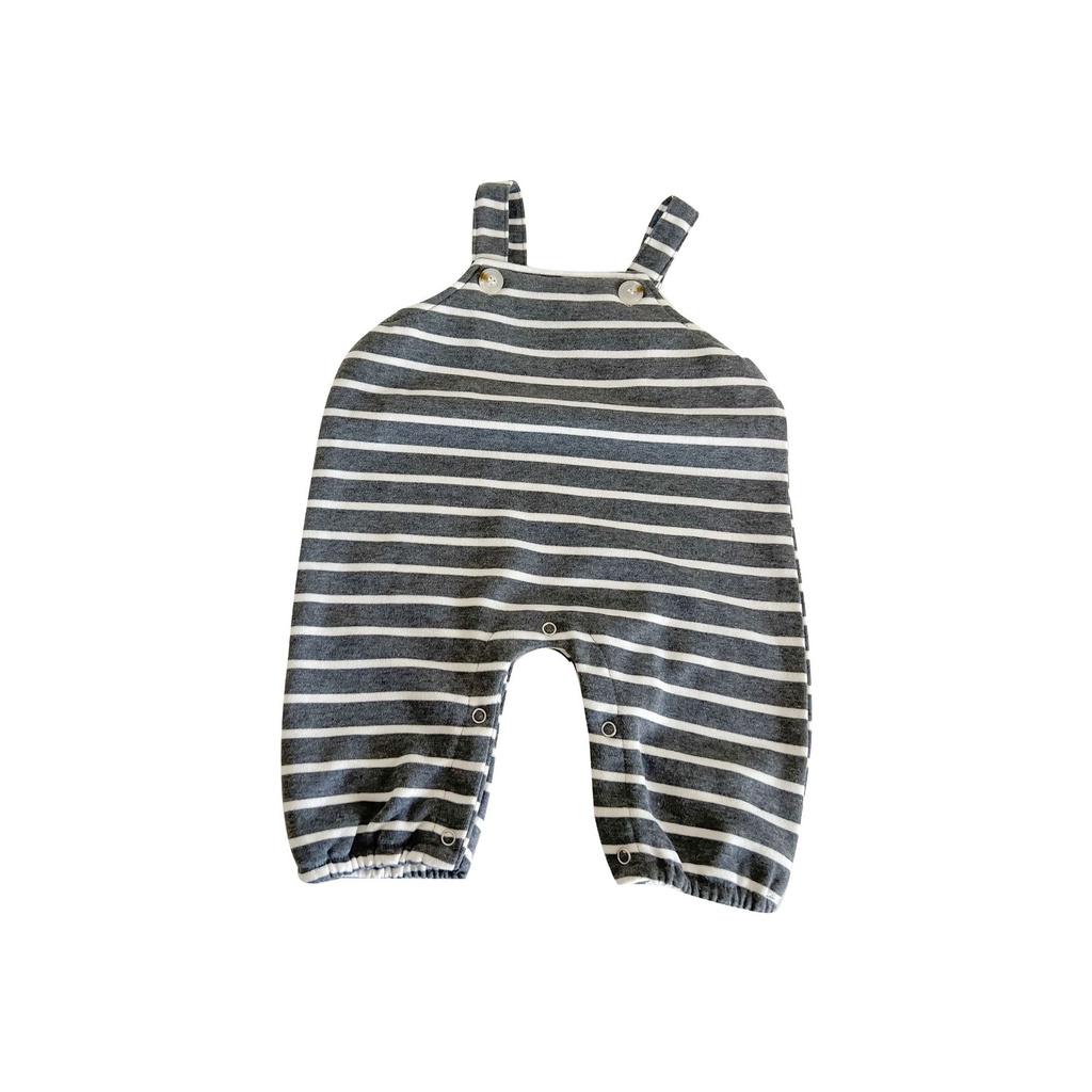 Áo Liền Quần Dài Kẻ Sọc Màu Tương Phản Phong Cách Hàn Quốc Mùa Thu 2022 Mới Cho Bé Sơ Sinh