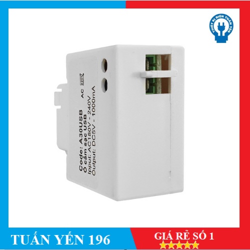Ổ Cắm Sạc USB MPE DC 5V-1000MA A30USB-Â60USB