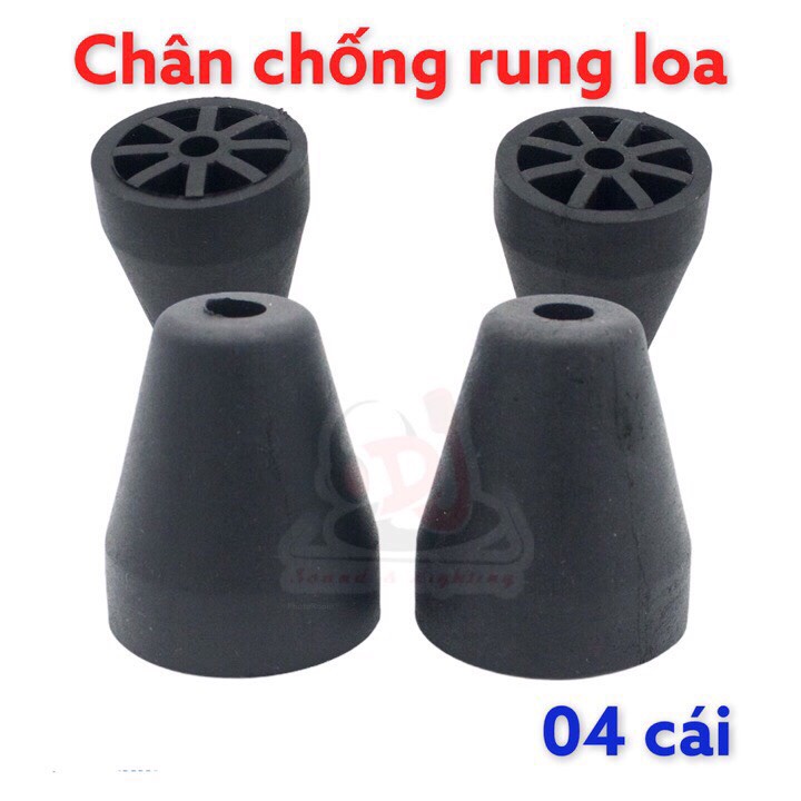 Chân đế chống rung loa, cục cao su nhựa 04 cái