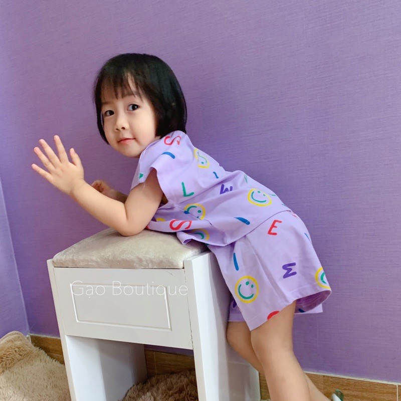 [Hình thật] Đồ bộ cho bé gái