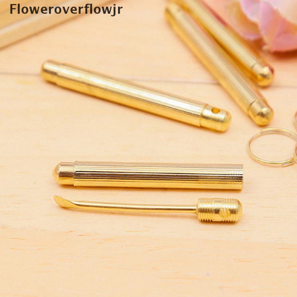 Dụng Cụ Lấy Ráy Tai Màu Vàng Gấp Gọn Tiện Lợi