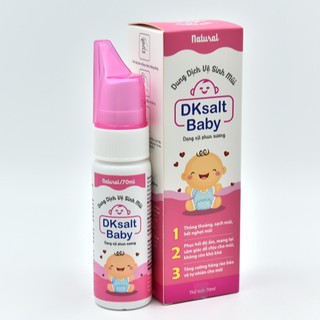 Dung dịch vệ sinh mũi dksalt baby 60ml
