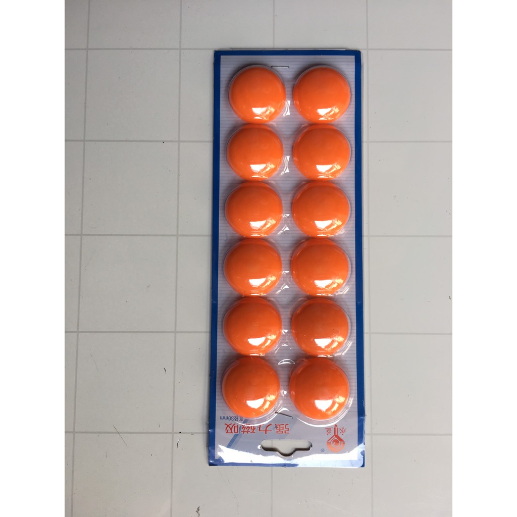 Nút bảng nam châm đa màu sắc D30M vỉ 12 viên