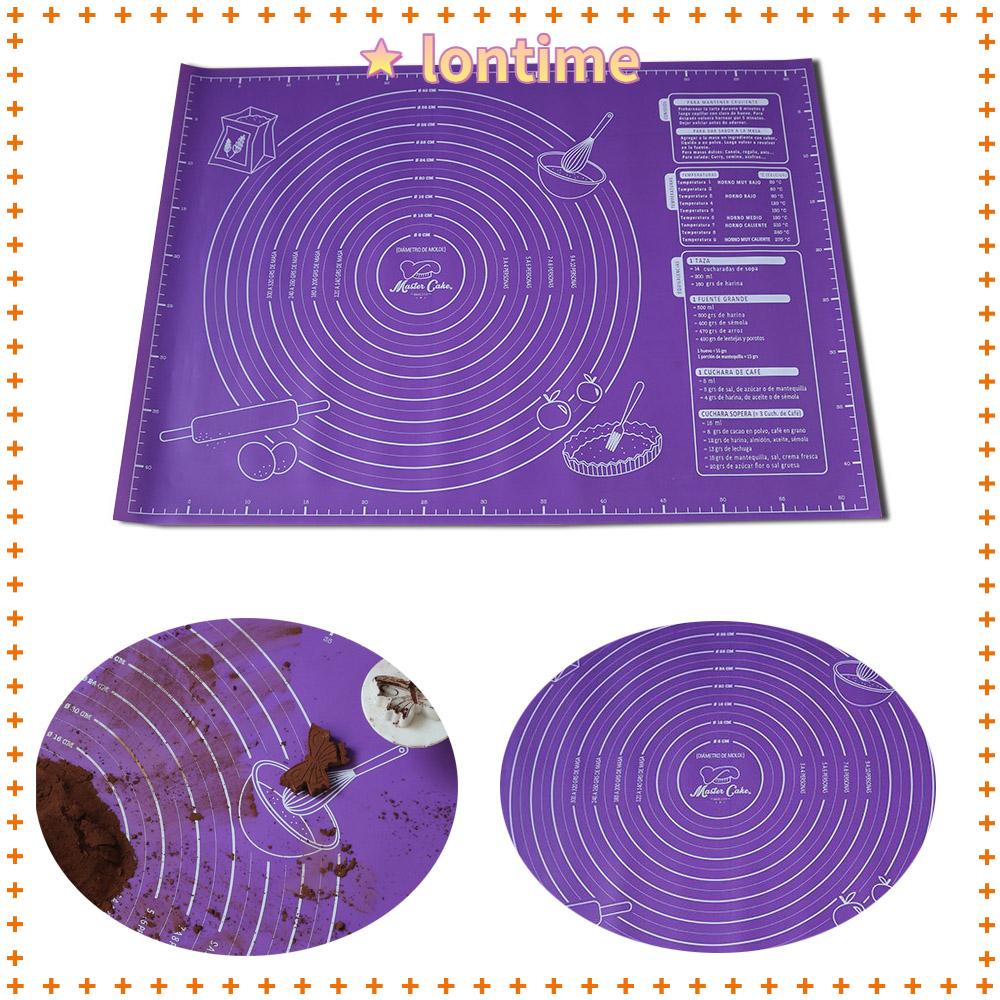 Thảm nhào bột bằng silicon chống dính kích thước 45x60cm