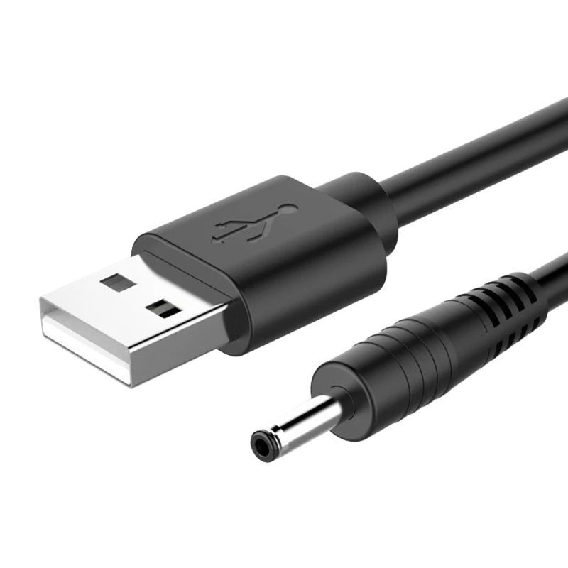 Cáp sạc chuyển đổi cổng USB sang DC 3.5V dài 100cm chuyên dụng cho máy rửa mặt Foreo Luna/Luna 2/Mini/Mini 2/Go/Luxe