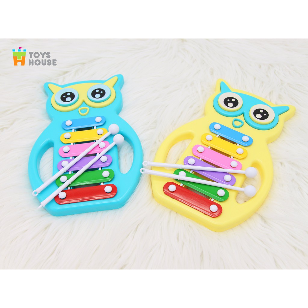 Đàn gõ Xylophone hình cú mèo đáng yêu Toys House