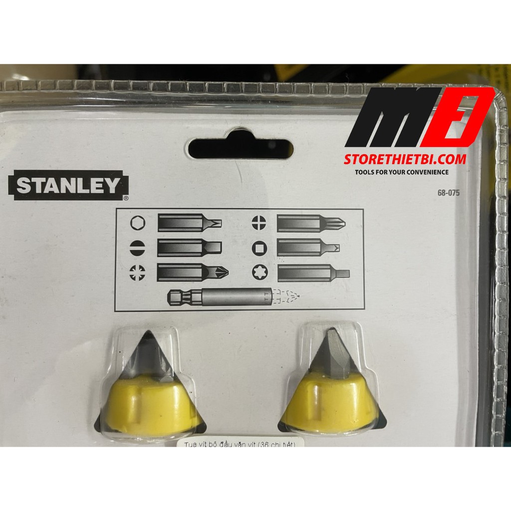 68-075 Bộ đầu vặn vít 36 chi tiết STANLEY