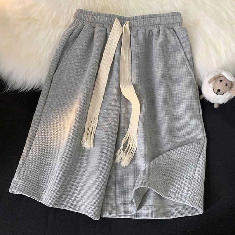 Quần short Unisex, Quần đùi chất tổ ong mặc thoáng mát, Nam nữ đều mặc được