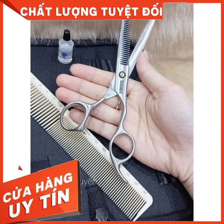 Kéo tỉa tóc TONY&amp;GUY DA 622-440C + bao da đựng kéo + 1 lược  FREESHIP  Chất liệu thép siêu bền siêu bén _ chuyên dụng