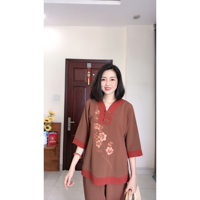 Áo Lam Đi Chùa # BÀ LAI 3 NÚT THẮT VẢI ĐŨI GIÁ RẺ VÔ ĐỊCH