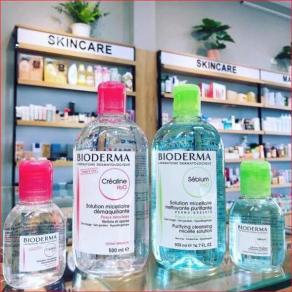 [Siêu Giảm Gía]Nước Tẩy Trang Bioderma H2O Pháp (mẫu 500ml)