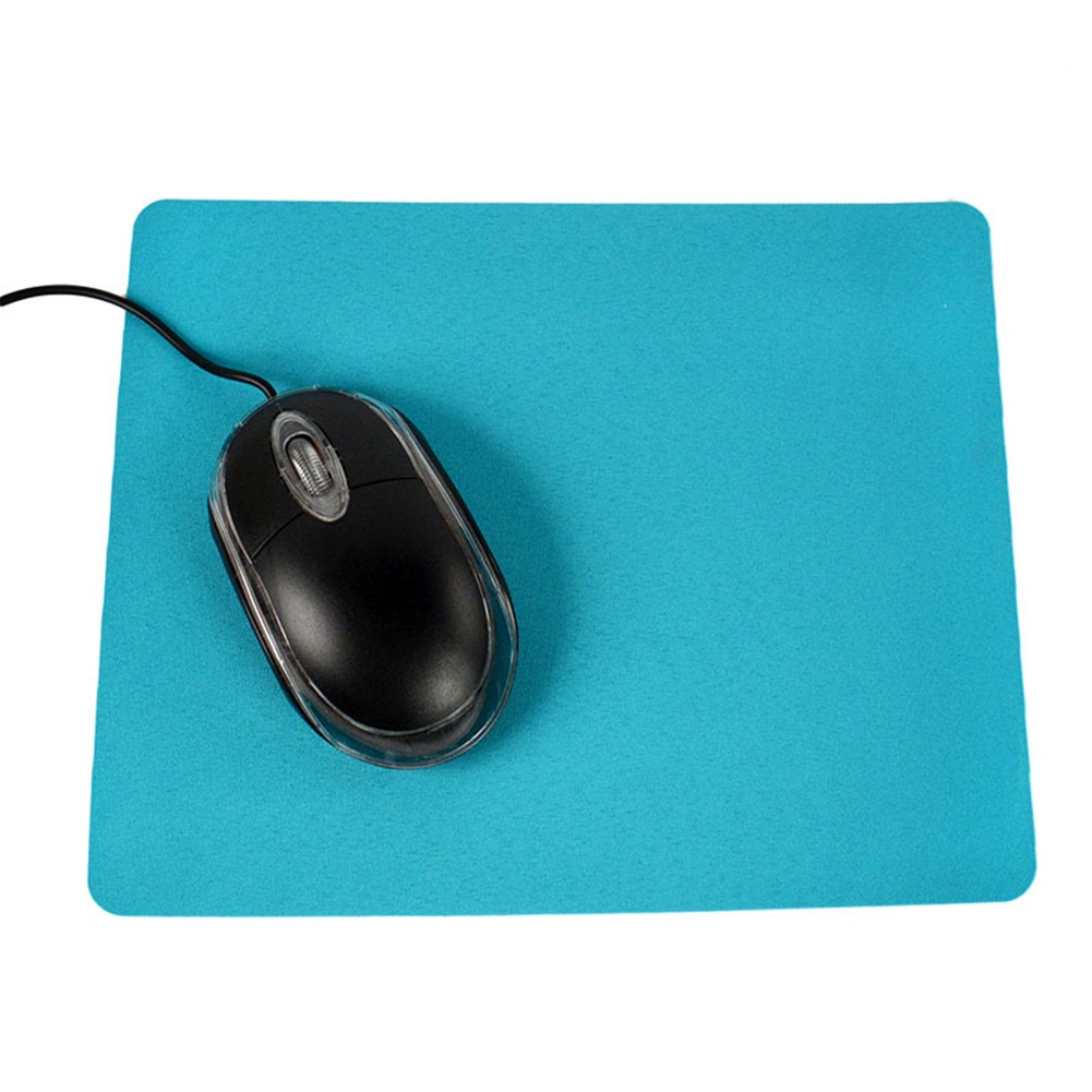 Miếng Lót Chuột Chơi Game Chống Trượt Hình Chữ Nhật Màu Trơn 21.5 x 17.5cm