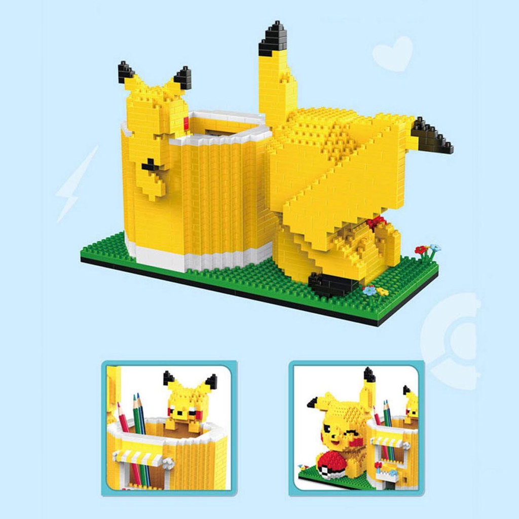 CHOOKEY Hộp Đựng Bút Mini Hình Pokemon Dễ Thương Xinh Xắn