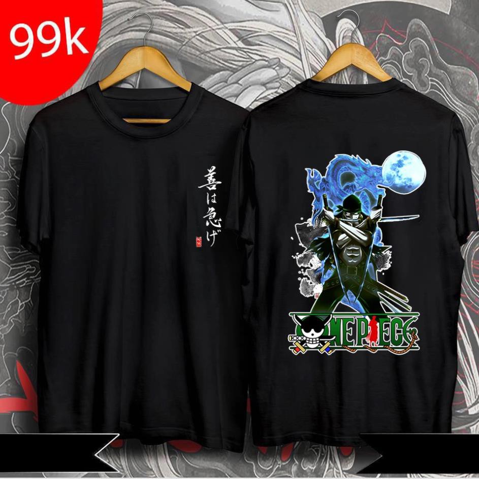 Áo Zoro - Áo thun One Piece được yêu thích, cực đẹp cực ngầu giá tận xưởng / siêu hót bán chạy