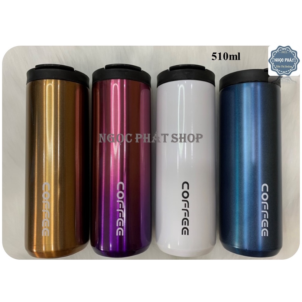 [CHẤT] Bình giữ nhiệt, Ly giữ nhiệt Cao Cấp inox 304 Dung Tích 510ml
