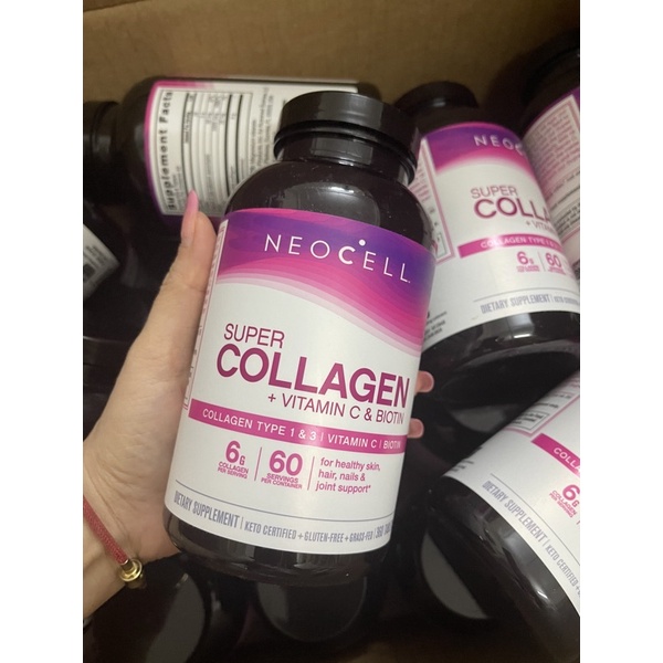 Viên uống colagen neocell super collagen neocell C hàng mỹ 360 viên