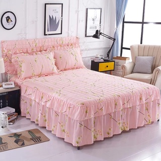 Ga phủ giường và gối