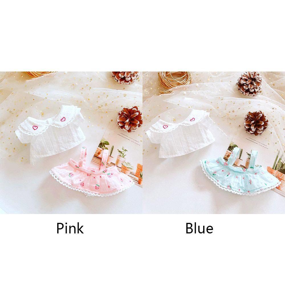 RAINBOW Set Áo Sơ Mi Và Đầm Yếm Thiết Kế Xinh Xắn Cho Bé Gái