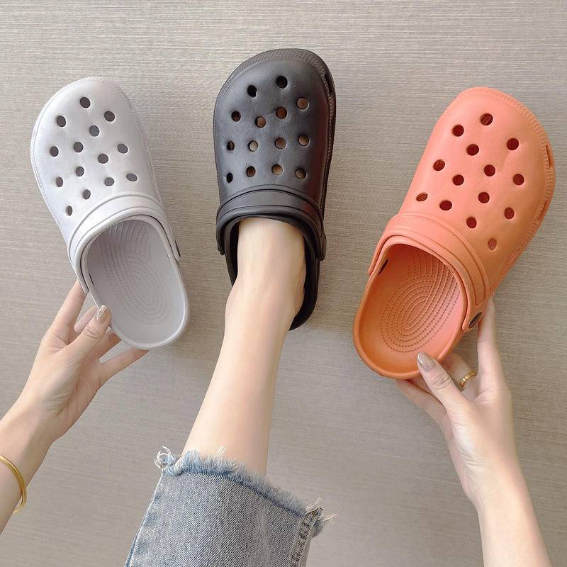 Crocs sticker Dép Sandal Nữ Đế Bệt Mẫu Mới 2022shoes sticker Accessories Stickers Sandals Shoe Decoration