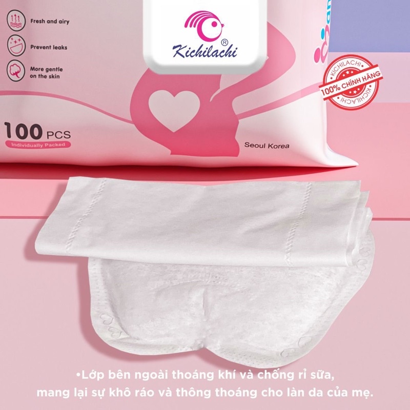 Miếng Lót Thấm Sữa Hichito Nhật Bản / Mamicare, Tấm Lót Hút Thấm Sữa Chống Tràn