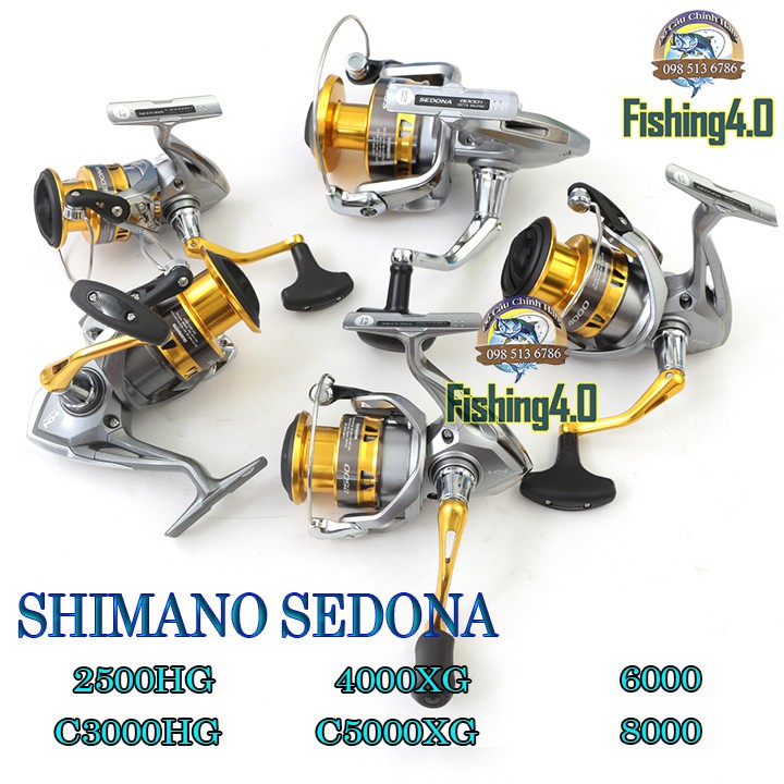 [Chất Lượng] Máy Câu Shimano SEDONA 2500 3000 4000 5000 6000 8000 Chính hãng Malaysia