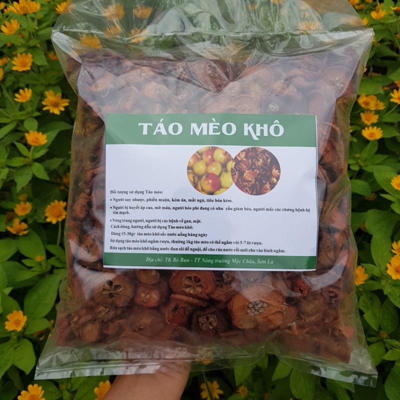 Táo Mèo khô 1kg