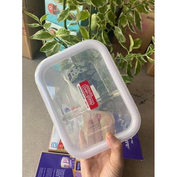 Hộp chia ngăn thủy tinh Lock&Lock