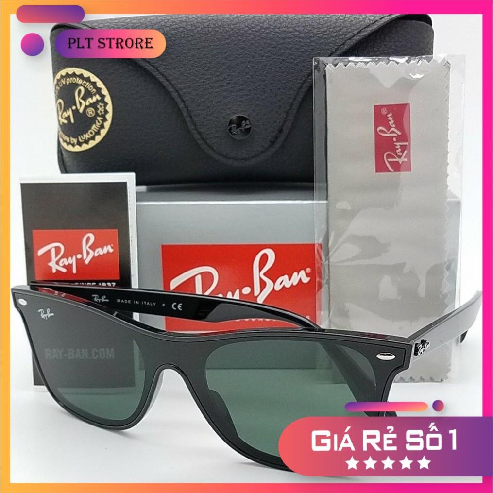 Kính mát Rayban Blaze Wayfarer RB4440NF 601/71 mắt liền khối Full Box ⚜️Hàng Authentic⚜️