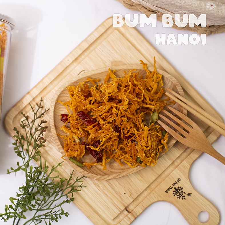 Khô gà lá chanh xé cay Bumbum đồ ăn vặt Hà Nội vừa ngon vừa rẻ | BigBuy360 - bigbuy360.vn