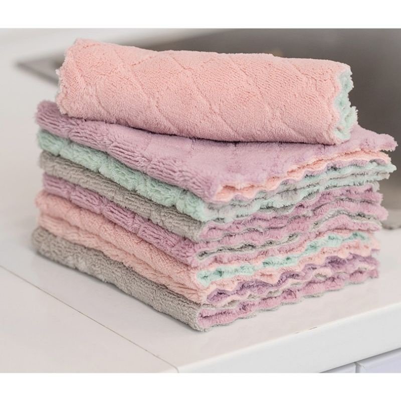 Khăn Lau Đa Năng 2 Mặt Siêu Thấm Hút