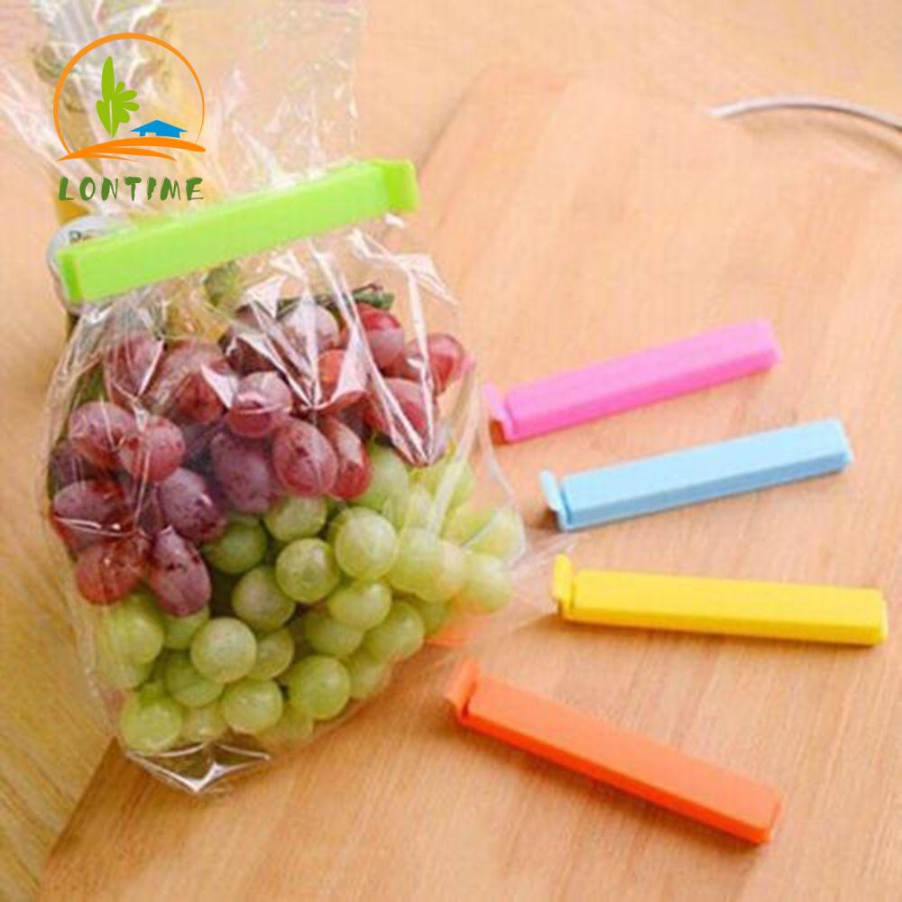 30pcs Random Color Supplies Seal Clamp Food Bag Clip Storage Tool Plastic